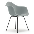 Details Vitra Eames Plastic Armchair DAX Eames Plastic Armchair DAX, Light grey, Without upholstery, Without upholstery, Standard version - new (43 cm), Coated basic dark