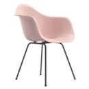 Eames Plastic Armchair RE DAX, Pale rose, Without upholstery, Without upholstery, Standard version - 43 cm, Coated basic dark