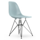 Eames Plastic Side Chair RE DSR, Ice grey, Without upholstery, Without upholstery, Standard version - 43 cm, Coated basic dark