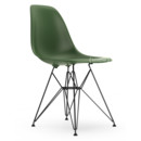 Eames Plastic Side Chair DSR, Forest, Without upholstery, Without upholstery, Standard version - 43 cm, Coated basic dark
