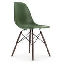 Eames Plastic Side Chair DSW, Forest, Without upholstery, Without upholstery, Standard version - 43 cm, Dark maple