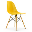 Eames Plastic Side Chair DSW, Sunlight, Without upholstery, Without upholstery, Standard version - 43 cm, Yellowish maple