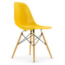 Eames Plastic Side Chair DSW, Sunlight, Without upholstery, Without upholstery, Standard version - 43 cm, Yellowish maple