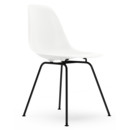 Eames Plastic Side Chair RE DSX, White non-RE, Without upholstery, Without upholstery, Standard version - 43 cm, Coated basic dark