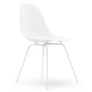 Eames Plastic Side Chair RE DSX, White, Without upholstery, Without upholstery, Standard version - 43 cm, Coated white