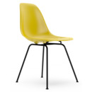 Eames Plastic Side Chair DSX, Mustard, Without upholstery, Without upholstery, Standard version - 43 cm, Coated basic dark