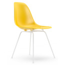 Eames Plastic Side Chair DSX, Sunlight, Without upholstery, Without upholstery, Standard version - 43 cm, Coated white