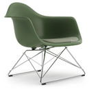 LAR, Forest, Seat upholstery ivory / forest, Chrome-plated