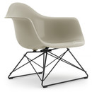 Eames Plastic Armchair RE LAR, Pebble, Without upholstery, Coated basic dark