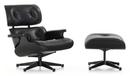 Lounge Chair & Ottoman - Black Version