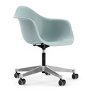 Eames Plastic Armchair RE PACC, Ice grey RE, Without upholstery, Without upholstery