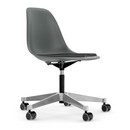 Details Vitra Eames Plastic Side Chair PSCC Eames Plastic Side Chair PSCC, Granite grey, With seat upholstery, Dark grey