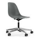 Eames Plastic Side Chair PSCC, Granite grey, Without upholstery, Without upholstery