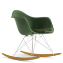 RAR with Upholstery, Forest, With seat upholstery, Nero / forest, Without border welting, Chrome/yellowish maple