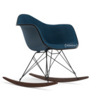 Eames Plastic Armchair RE RAR with Upholstery, Sea blue, With full upholstery, Sea blue / dark grey, Black, Basic dark/dark maple