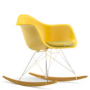 RAR with Upholstery, Sunlight, With seat upholstery, Yellow / ivory, Without border welting, Chrome/yellowish maple