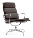 Details Vitra Soft Pad Group EA 215 / EA 216 Soft Pad Group EA 215 / EA 216, Swivel, Polished, Leather chestnut