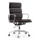 Soft Pad Group EA 219, Polished, Leather Premium F chocolate, Plano brown, Hard castors for carpets
