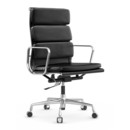 Soft Pad Group EA 219, Polished, Leather Premium F nero, Plano nero, Hard castors for carpets