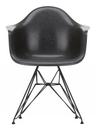 Eames Fiberglass Armchair DAR, Eames elephant hide grey, Basic dark