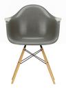 Eames Fiberglass Armchair DAW, Eames raw umber, Ash honey tone