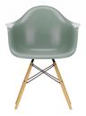 Eames Fiberglass Armchair DAW, Eames sea foam green, Ash honey tone