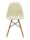 Eames Fiberglass Chair DSW, Eames parchment, Yellowish maple