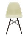 Eames Fiberglass Chair DSW, Eames parchment, Black maple