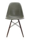 Eames Fiberglass Chair DSW, Eames raw umber, Dark maple
