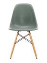 Eames Fiberglass Chair DSW, Eames sea foam green, Ash honey tone