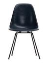 Eames Fiberglass Chair DSX, Eames navy blue, Powder-coated basic dark smooth