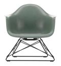 Eames Fiberglass Armchair LAR, Eames sea foam green, Basic dark