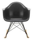 Eames Fiberglass Armchair RAR, Eames elephant hide grey, Coated basic dark, Yellowish maple