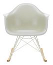 Eames Fiberglass Armchair RAR, Eames parchment, White, Yellowish maple