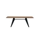 Details Vitra EM Table EM Table, 200 x 90 cm, American walnut solid, oiled, Deep black