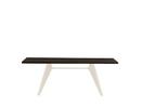 EM Table, 200 x 90 cm, Black oak, protective varnish, Ecru