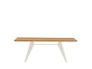 EM Table, 200 x 90 cm, Natural oak solid, oiled, Ecru