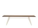 EM Table, 260 x 90 m, American walnut solid, oiled, Ecru