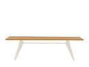 EM Table, 260 x 90 m, Natural oak solid, oiled, Ecru