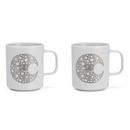 Girard Coffee Mugs, Moon, Set of 2