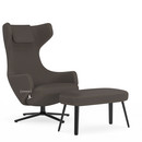 Grand Repos, Chair Grand Repos & Panchina, Fabric Cosy 2 Nutmeg, 41 cm, Basic dark