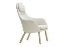 HAL Lounge Chair, Fabric Dumet ivory melange, Without Ottoman
