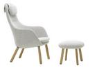 HAL Lounge Chair, Fabric Nubia sierra grey, With Ottoman