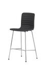 HAL Ply Bar Stool, Dark oak, Kitchen version: 660 mm, Plano dark grey