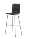 HAL Ply Bar Stool, Light Oak, Bar version: 801 mm, Plano dark grey