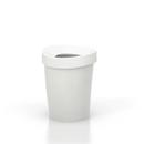 Happy Bin, S (H 29,5 x Ø 23,5 cm), White