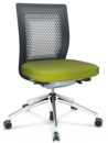 ID Air, Basic dark, Plano fabric-68 avocado, Soft grey, 5 star foot, polished aluminium, Without armrests
