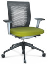 ID Air, Basic dark, Plano fabric-68 avocado, Soft grey, 5 star foot , basic dark plastic, With 2D armrests