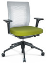 ID Air, Soft grey, Plano fabric-68 avocado, Basic dark, 5 star foot , basic dark plastic, With 3D-armrests