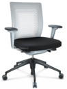 ID Air, Soft grey, Plano fabric-66 nero, Soft grey, 5 star foot , basic dark plastic, With 3D-armrests